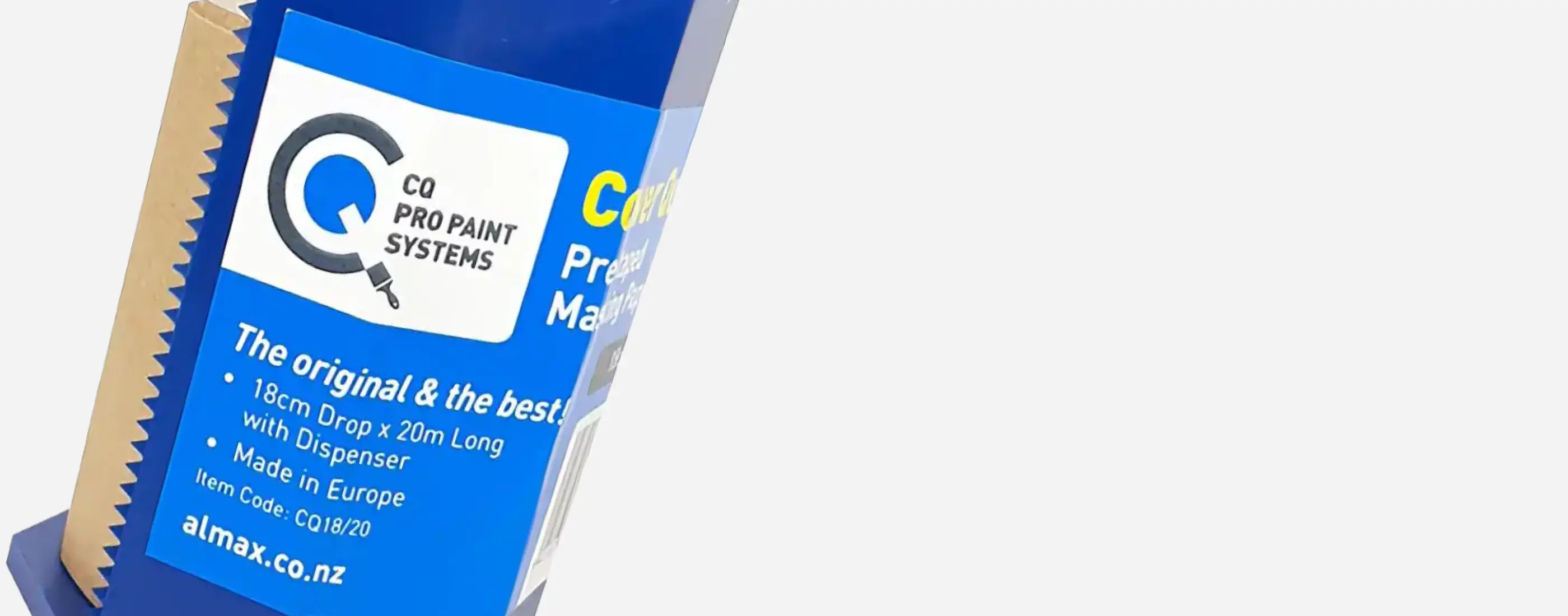 CQ Pre Taped Masking Paper Dispenser  180mm x 20m