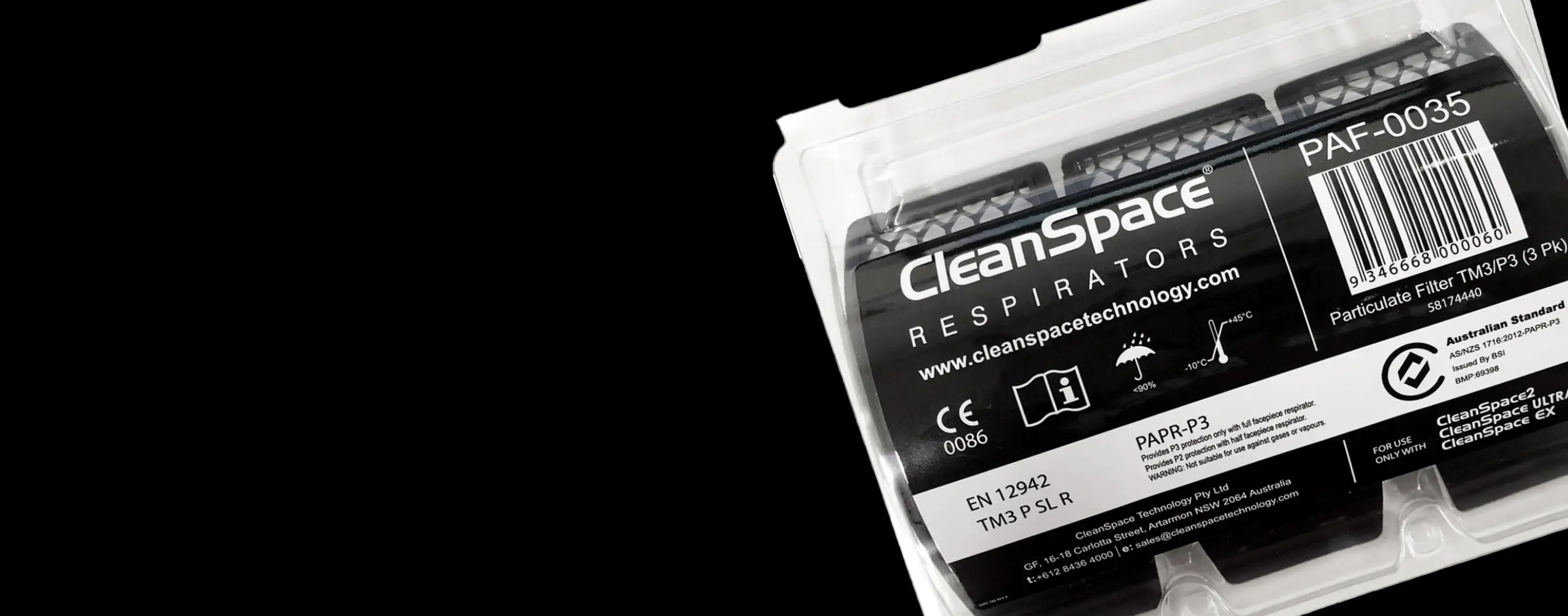 CleanSpace P3 TM3 Particulate Filter P SL R