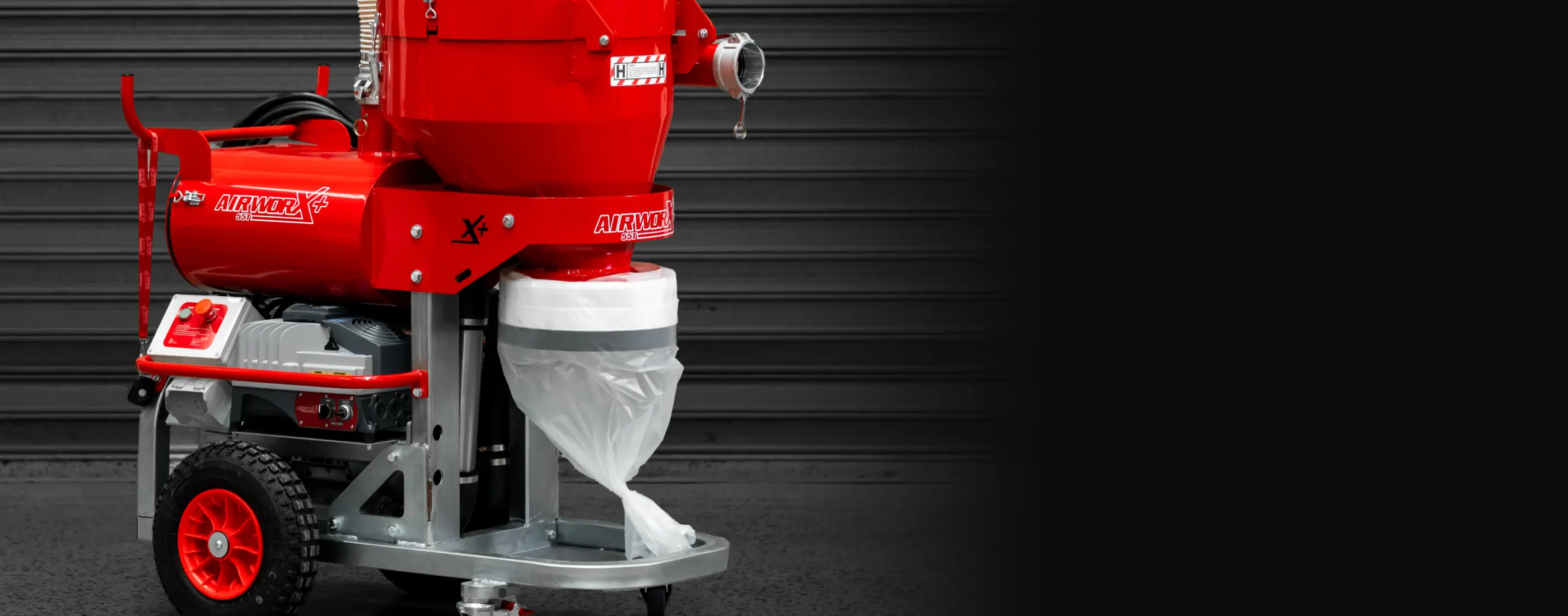 MegaMachinery Dust Control Airworx 55T Vacuum