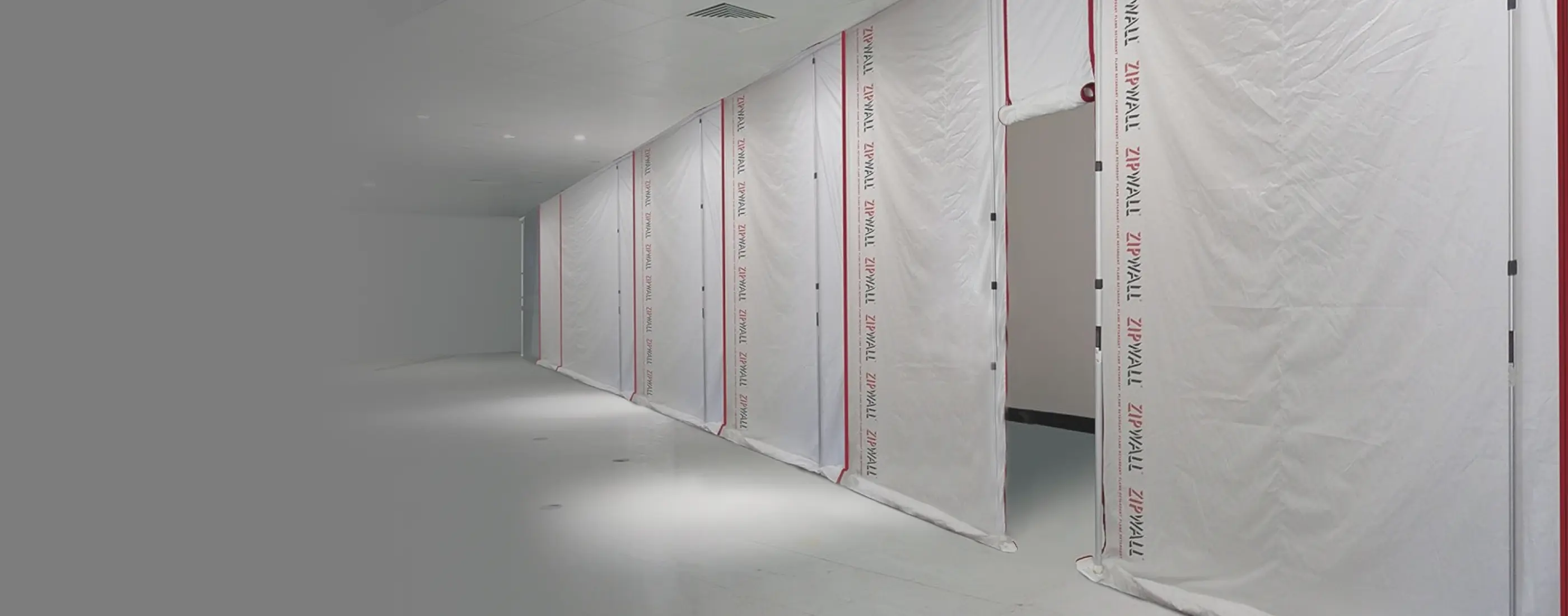 ZipWall temporary protection