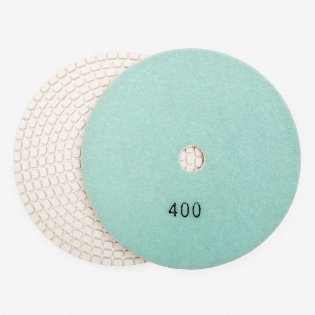 WHITE Polishing Pad - 400Grit - 125mm 5"