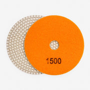 WHITE Polishing Pad - 1500Grit- 180mm 7"