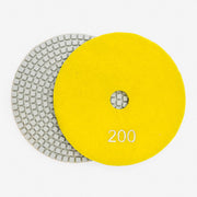 WHITE Polishing Pad - 200Grit- 180mm 7"