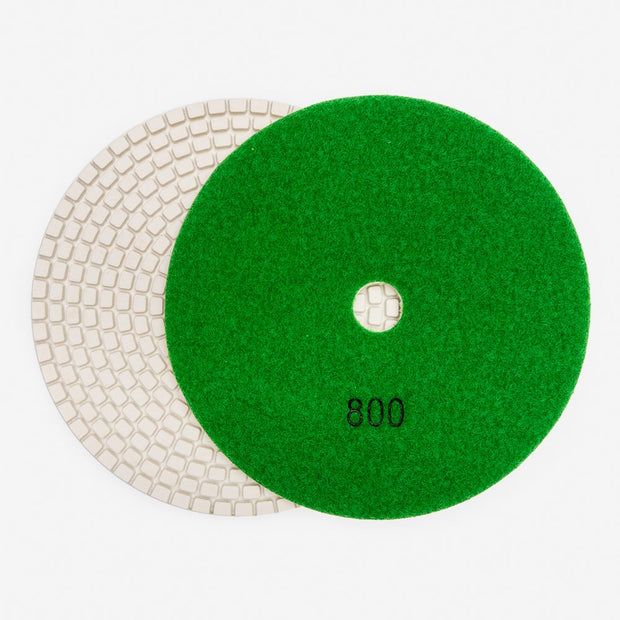 WHITE Polishing Pad - 800Grit- 125mm 5"