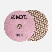 MDT Honey comb Dry Polishing Pad - 3000Grit-100mm