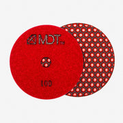 MDT Honey comb Dry Polishing Pad - 100Grit-125mm